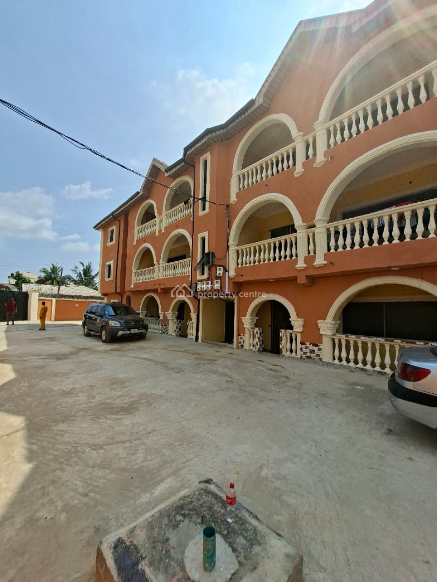 Renovated Block of 6 Flats on a Corner Piece Land, Parkview Estate, Ago Palace, Isolo, Lagos, Block of Flats for Sale