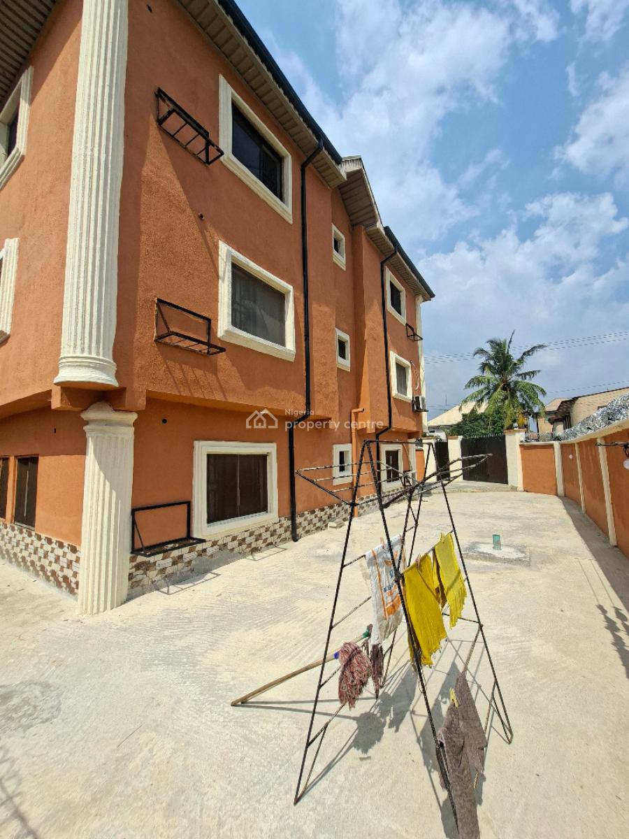 Renovated Block of 6 Flats on a Corner Piece Land, Parkview Estate, Ago Palace, Isolo, Lagos, Block of Flats for Sale