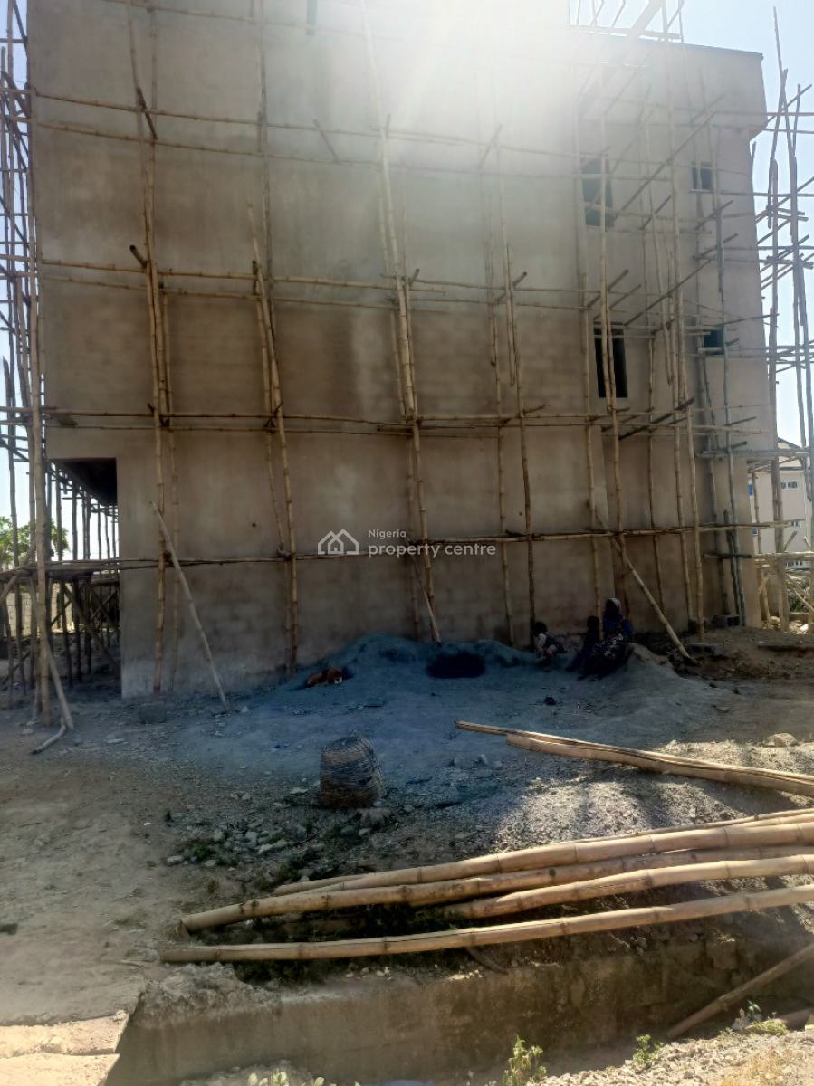 4 Bedroom Shell Finished Terrace Duplex, Life Camp, Abuja, Flat / Apartment for Sale