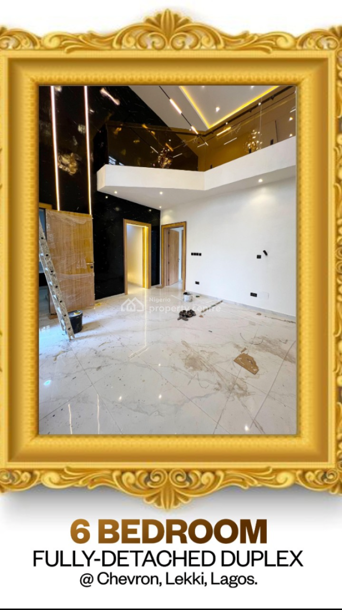 Excellent Fully Detached 6 Bedrooms Smart Duplex, Chevron, Lekki, Lagos, Detached Duplex for Sale