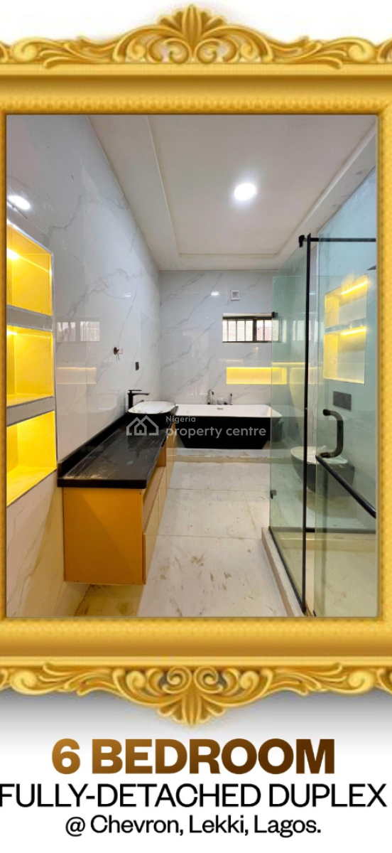 Excellent Fully Detached 6 Bedrooms Smart Duplex, Chevron, Lekki, Lagos, Detached Duplex for Sale