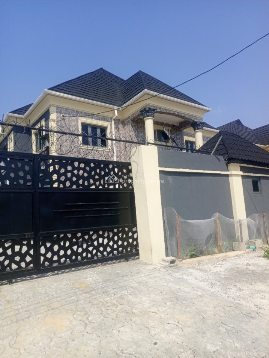 Newly Built 2 Bedroom Apartment in an Estate- Upstairs and Downstairs, Ologunfe (just After Awoyaya), Ibeju Lekki, Lagos, House for Rent