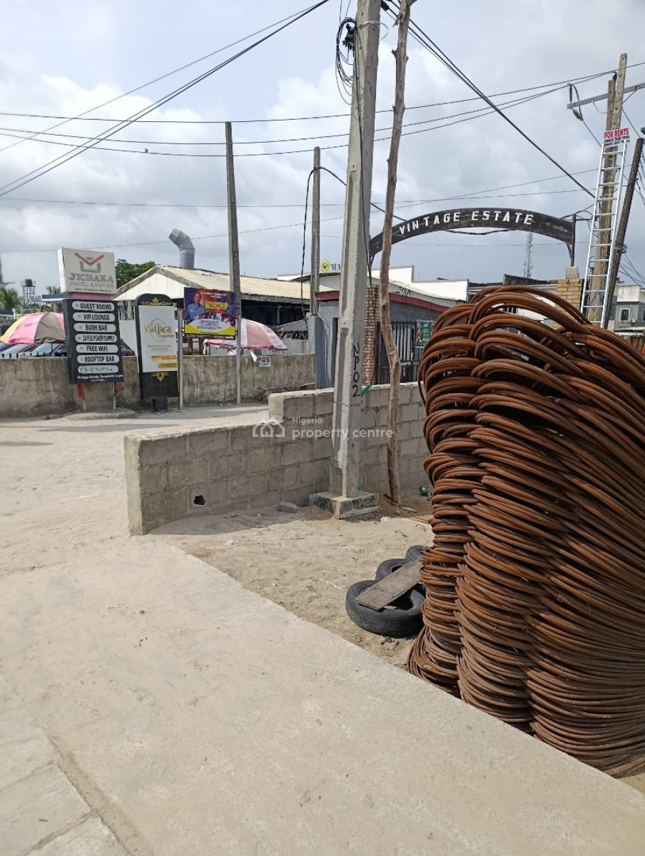 Self Serviced Plots of Land, Vintage Estate Opposite Crown Estate, Sangotedo, Ajah, Lagos, Residential Land for Sale