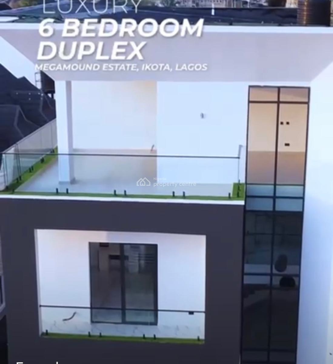 Beautiful 6 Bedroom Detached Duplex, Megamound, Ikota, Lekki, Lagos, Detached Duplex for Sale