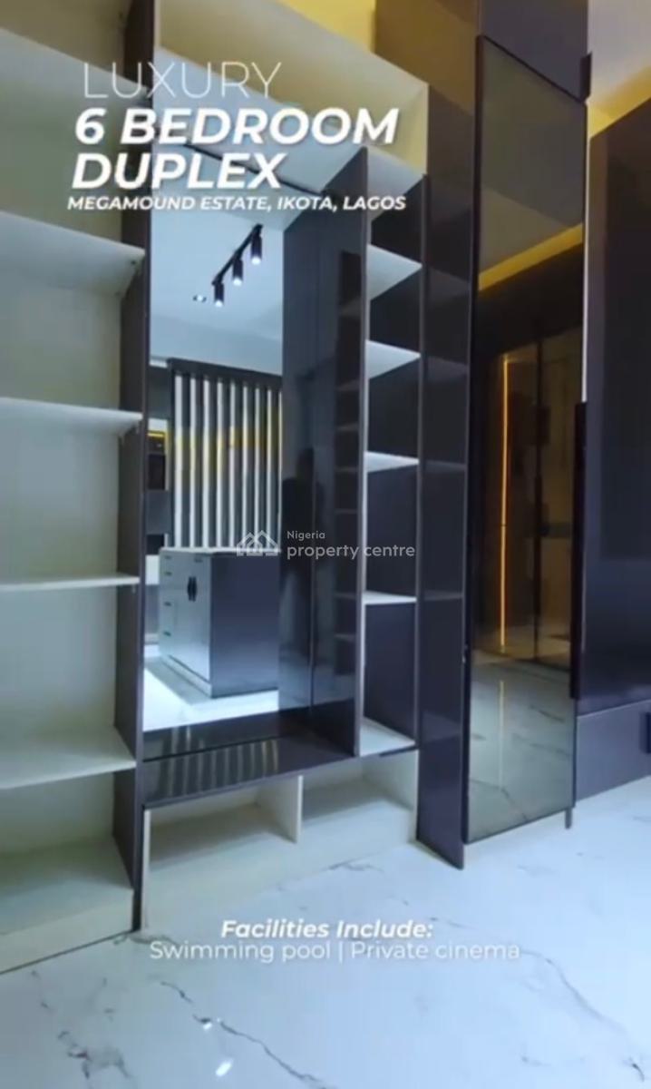 Beautiful 6 Bedroom Detached Duplex, Megamound, Ikota, Lekki, Lagos, Detached Duplex for Sale
