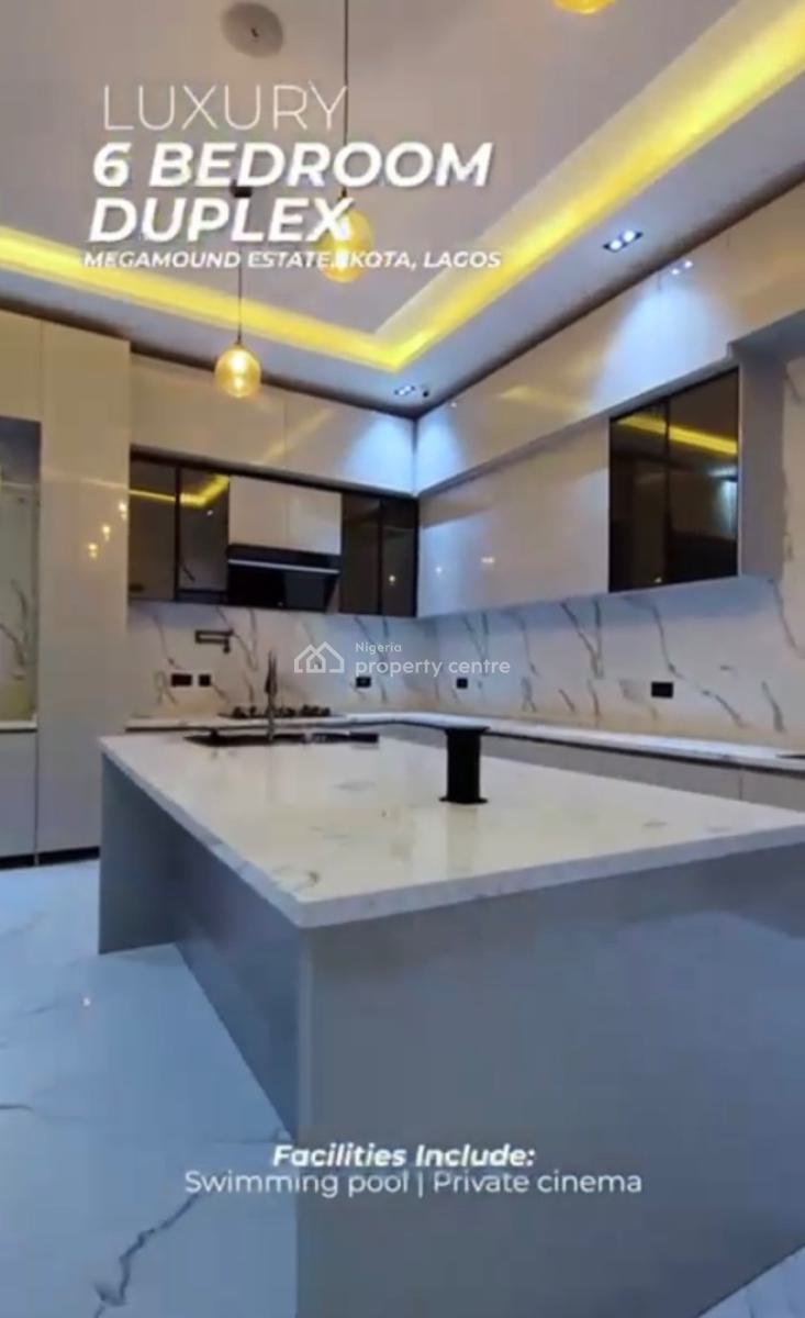 Beautiful 6 Bedroom Detached Duplex, Megamound, Ikota, Lekki, Lagos, Detached Duplex for Sale