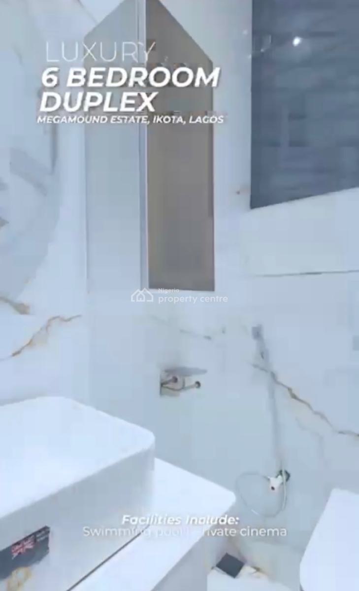 Beautiful 6 Bedroom Detached Duplex, Megamound, Ikota, Lekki, Lagos, Detached Duplex for Sale