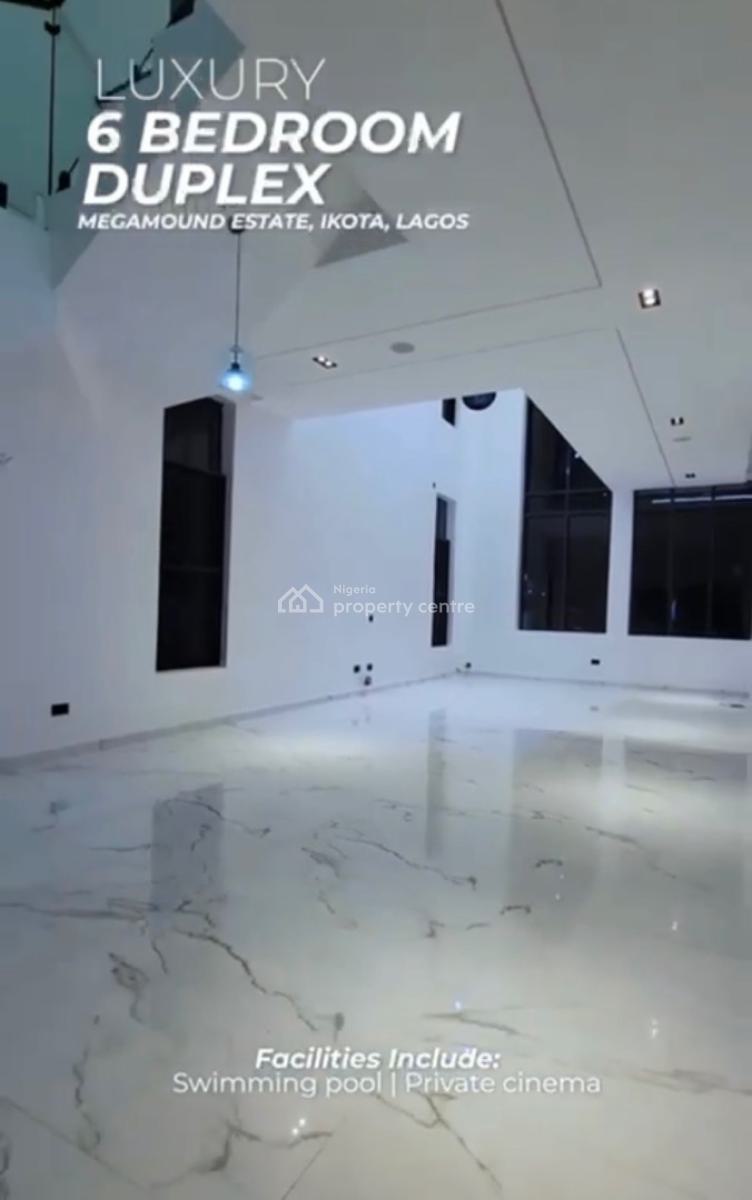 Beautiful 6 Bedroom Detached Duplex, Megamound, Ikota, Lekki, Lagos, Detached Duplex for Sale