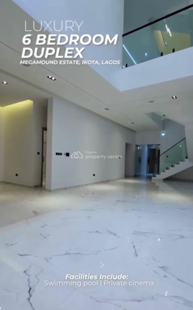 Beautiful 6 Bedroom Detached Duplex, Megamound, Ikota, Lekki, Lagos, Detached Duplex for Sale