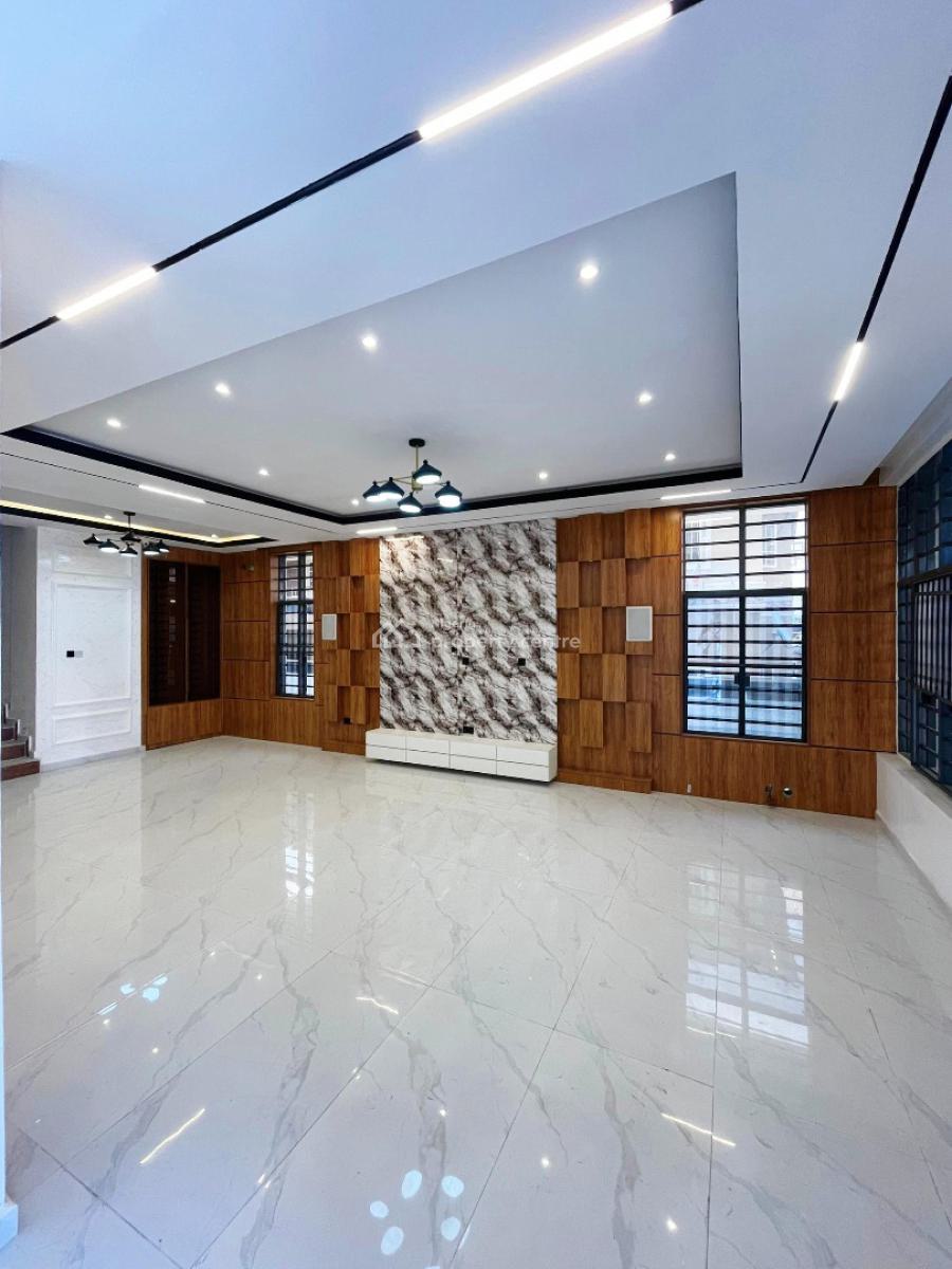 Brand New Exquisite 6 Bedroom Detached Duplex with Rooftop Terrace &bq, Chevron ( Serene , Beautiful and Very Secured Estste), Lekki, Lagos, Detached Duplex for Sale