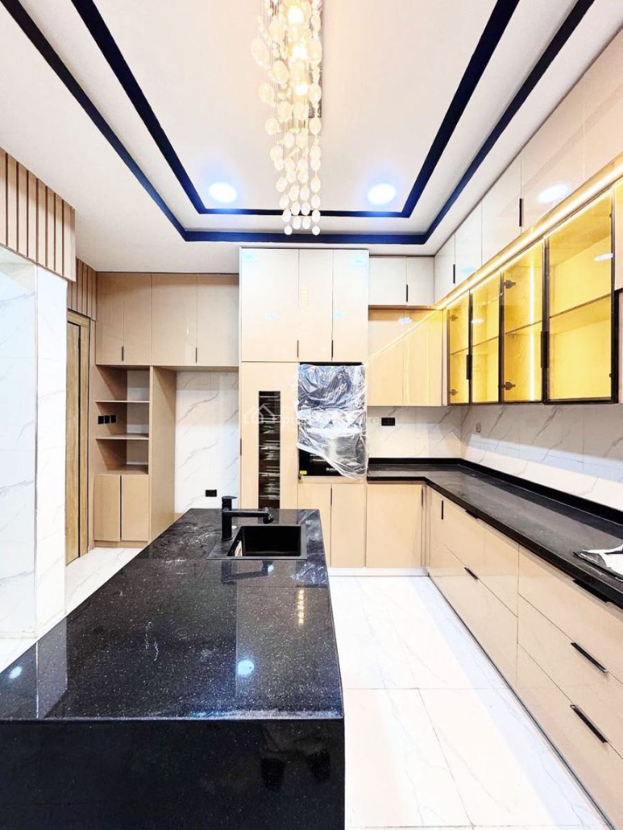 Brand New Exquisite 6 Bedroom Detached Duplex with Rooftop Terrace &bq, Chevron ( Serene , Beautiful and Very Secured Estste), Lekki, Lagos, Detached Duplex for Sale