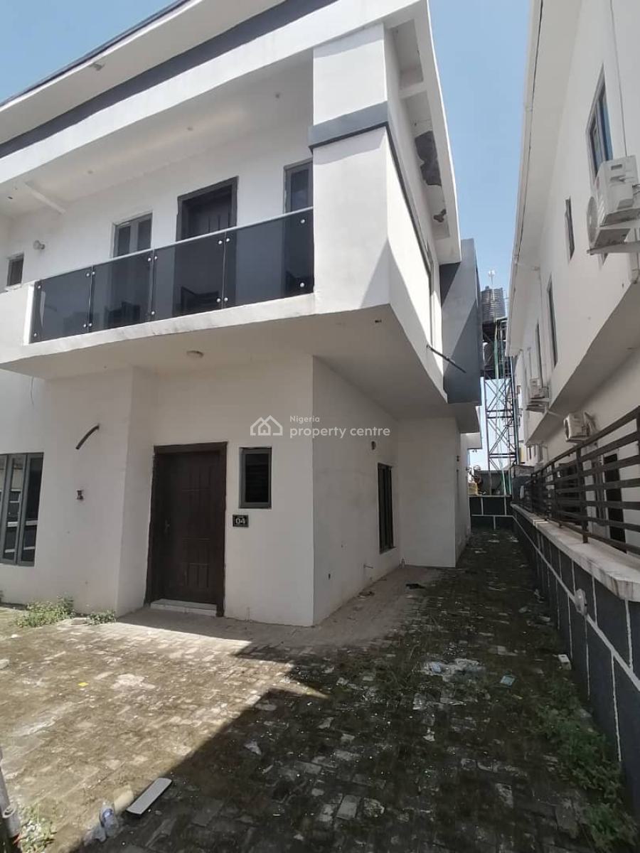 Nice Brand New 4 Bedroom Duplex Terrace with Bq Self Compound, Orchid Road, Before Round About, Lekki, Lagos, Semi-detached Duplex for Rent