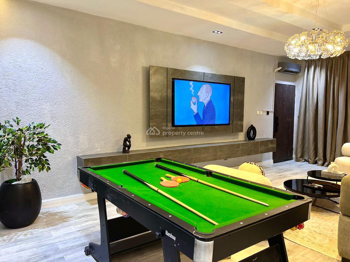 Luxury 3bedroom Apartment with Ps5, Snooker Board and Swimming Pool, Lekki Phase 1, Lekki, Lagos, Flat / Apartment Short Let