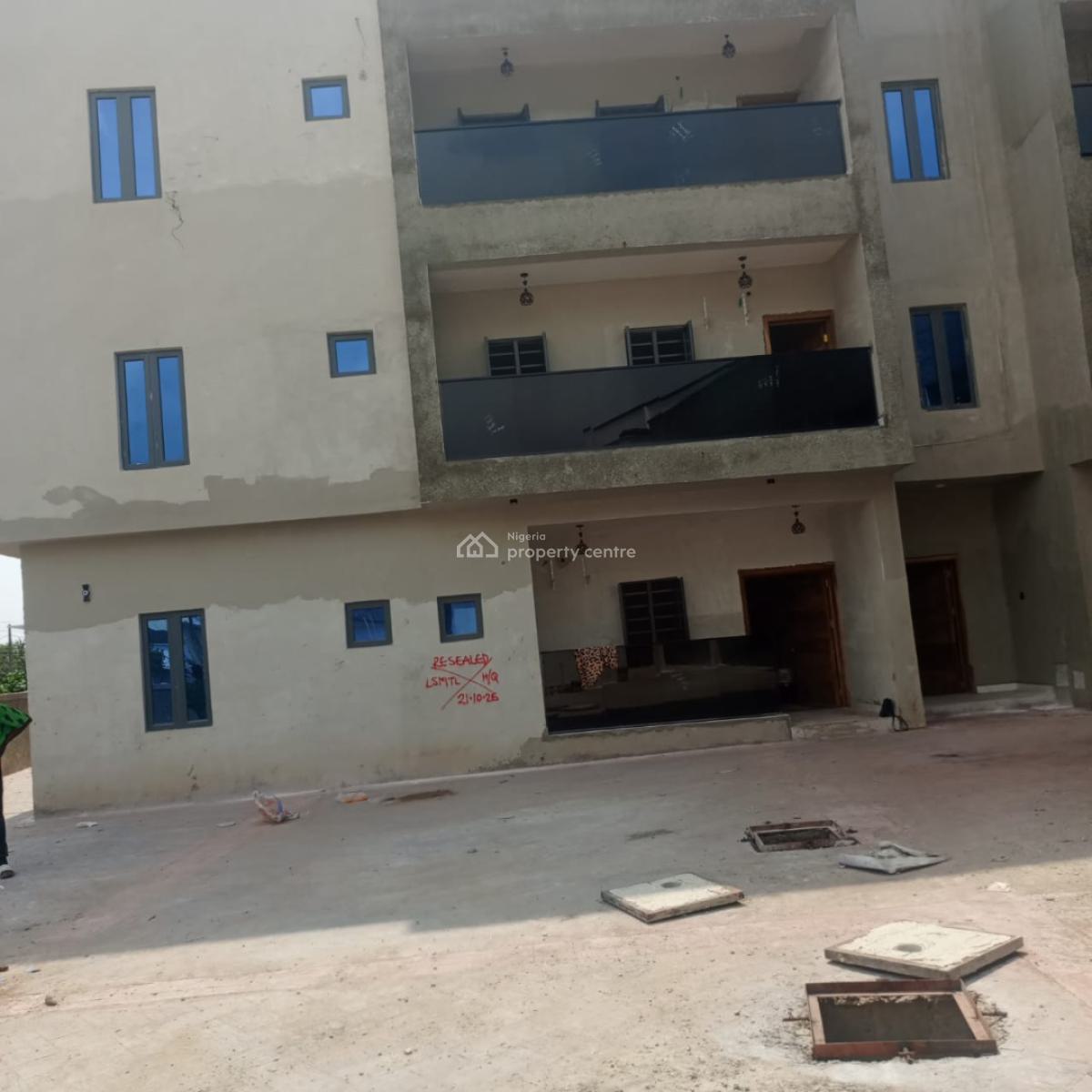 Brand Newly Build Luxury Smart 3bedrooms Flat  Upstairs 6m, Sangotedo, Ajah, Lagos, Flat / Apartment for Rent