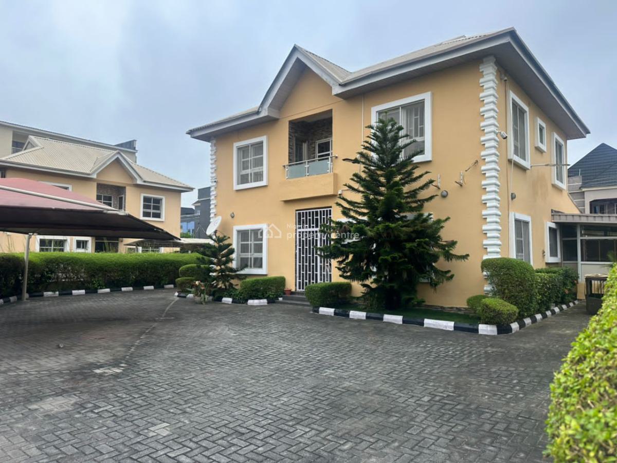Fully Service Standard 4 Bedroom Fully Detached House with Bq, Chevron Drive, Lekki, Lagos, House for Rent