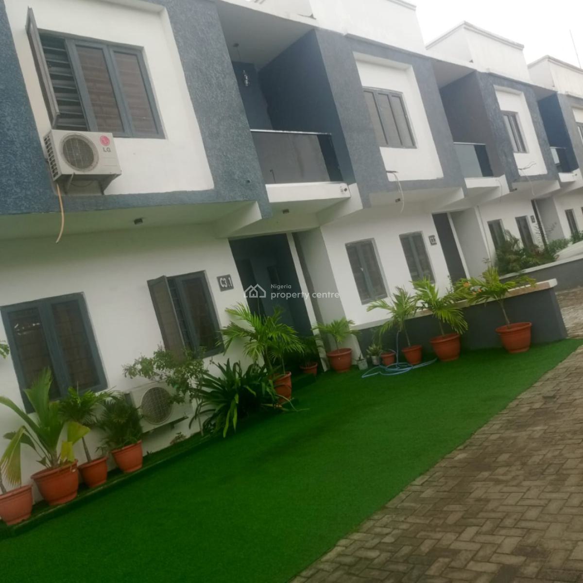 Well Structured Brand New Buid 3bedrooms Terece Duplex  120m a, Abraham Adesanya Round About, Ajah, Lagos, Terraced Duplex for Sale