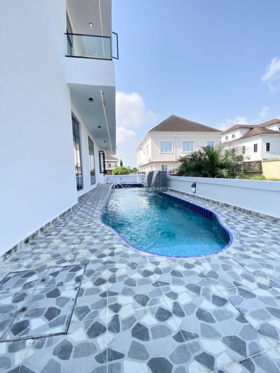 Luxury 5 Bedroom Fully Detached Duplex with Bq, Pool, Gym, & Cinema, Lakeview Estate, Vgc, Lekki, Lagos, Detached Duplex for Sale