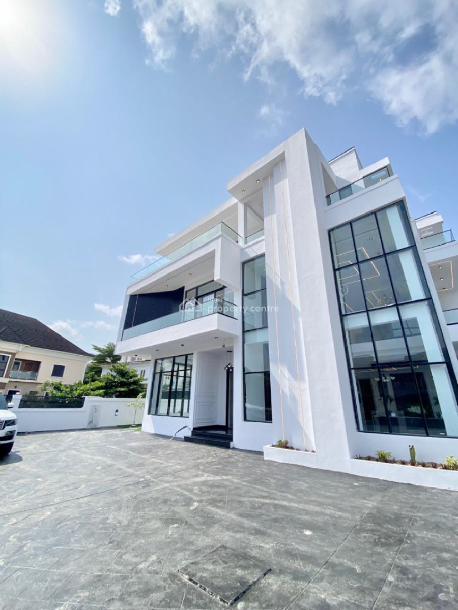 Luxury 5 Bedroom Fully Detached Duplex with Bq, Pool, Gym, & Cinema, Lakeview Estate, Vgc, Lekki, Lagos, Detached Duplex for Sale