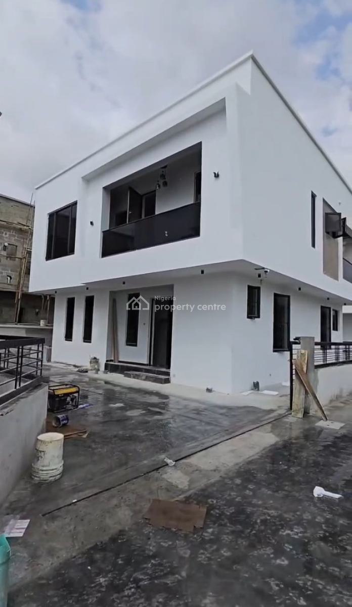 a Lovely 4 Bedroom Fully Detached Duplex-bq [video Available on Req.], Heritage Place Estate, Sangotedo, Ajah, Lagos, Detached Duplex for Sale