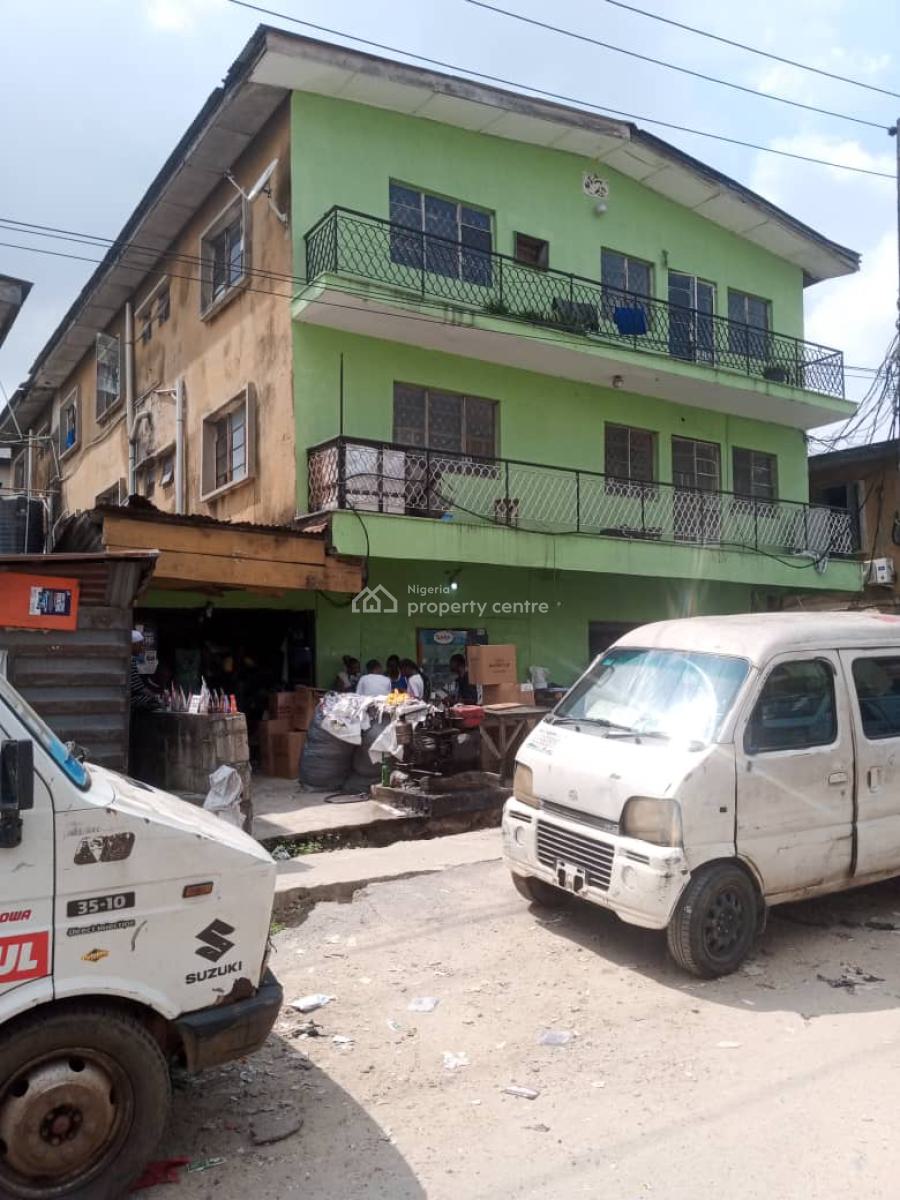 Well Structured Two Storey Building in a Nice Area, Shomolu, Palmgrove, Shomolu, Lagos, Residential Land for Sale