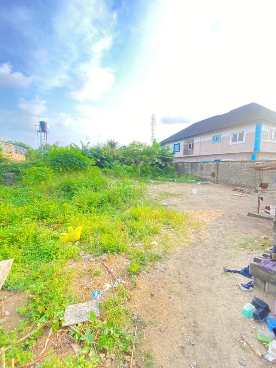 620sqm  Fenced Dryland Close to The Road, Vintage Estate Beside Mobil Filling Station Sangotedo, Sangotedo, Ajah, Lagos, Residential Land for Sale