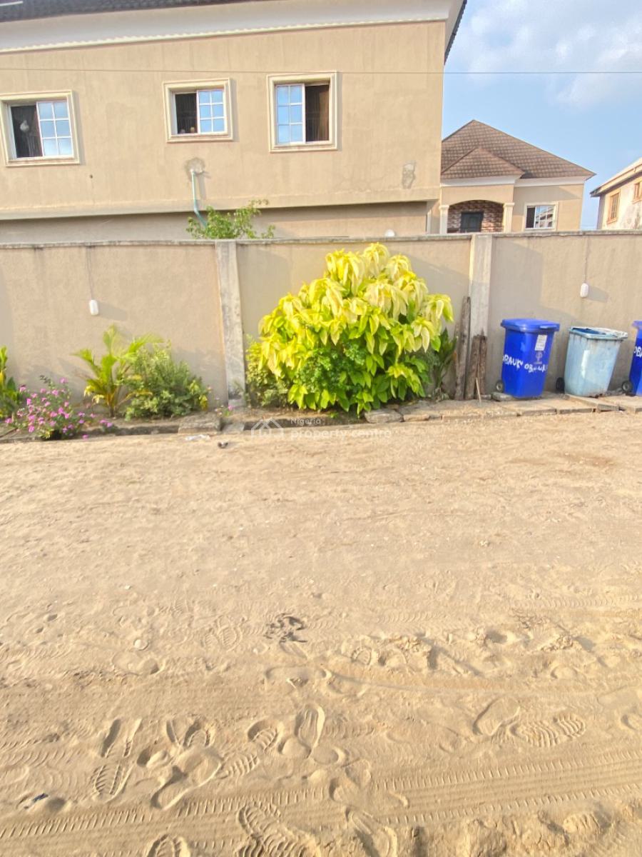 620sqm  Fenced Dryland Close to The Road, Vintage Estate Beside Mobil Filling Station Sangotedo, Sangotedo, Ajah, Lagos, Residential Land for Sale