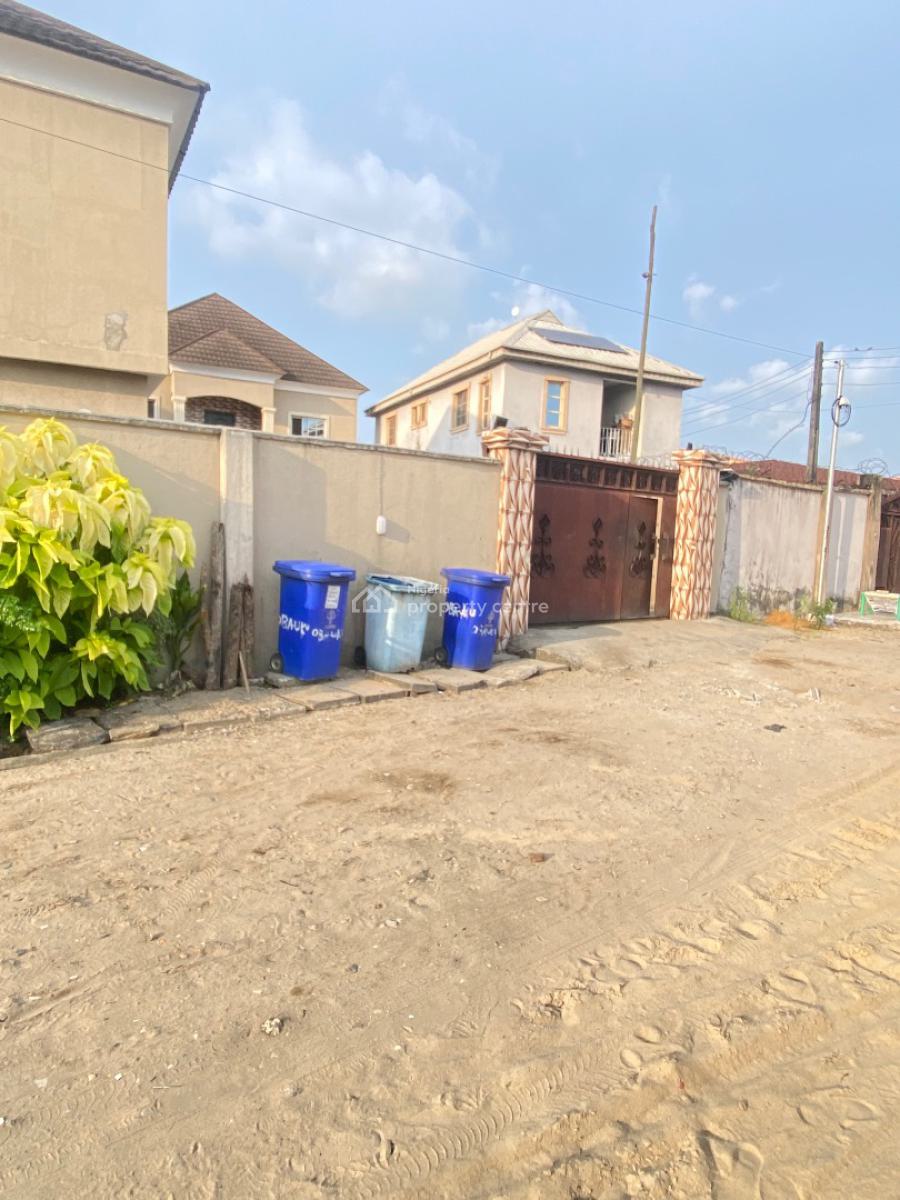 620sqm  Fenced Dryland Close to The Road, Vintage Estate Beside Mobil Filling Station Sangotedo, Sangotedo, Ajah, Lagos, Residential Land for Sale