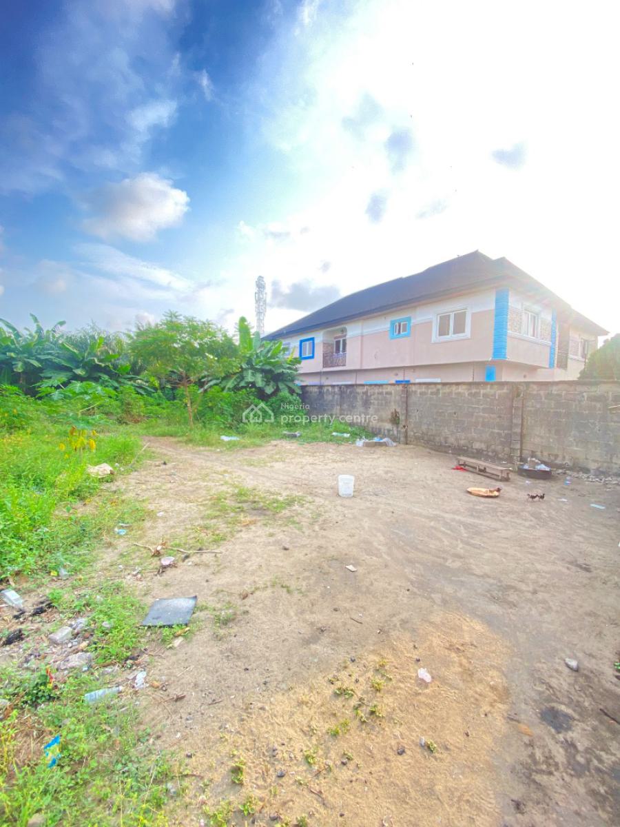 620sqm  Fenced Dryland Close to The Road, Vintage Estate Beside Mobil Filling Station Sangotedo, Sangotedo, Ajah, Lagos, Residential Land for Sale