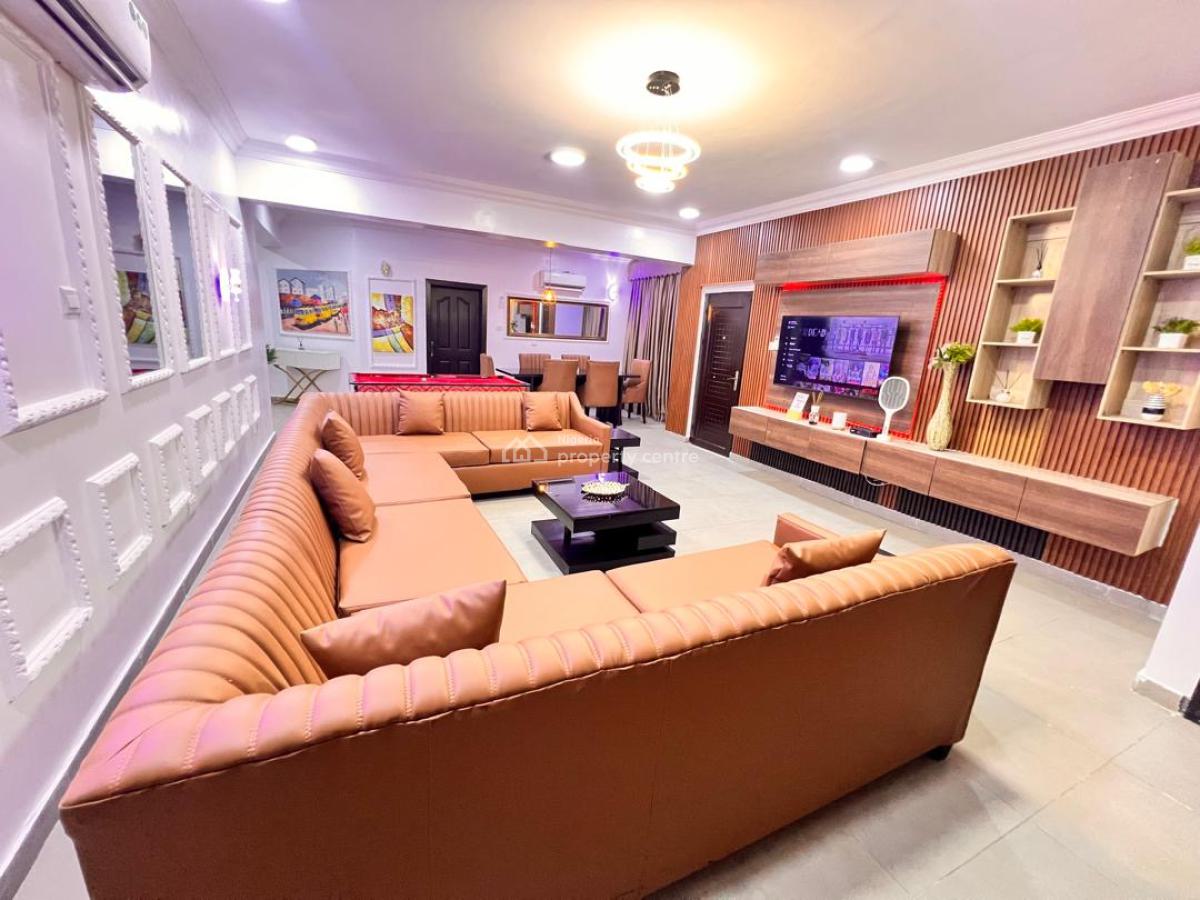 Luxury 2bedroom Apartment with Swimming Pool,ps5, Gym, Elevator & Balc, Lekki Phase 1, Lekki, Lagos, Flat / Apartment Short Let