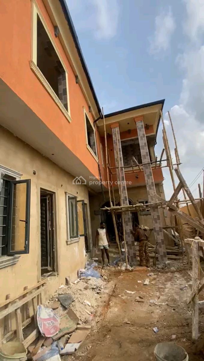 2 Nos Spacious Mini Up N Down Flat with 2t1b All Tilled Pop N Kitchen, Off Odunsi Street, Bariga, Shomolu, Lagos, Mini Flat (room and Parlour) for Rent