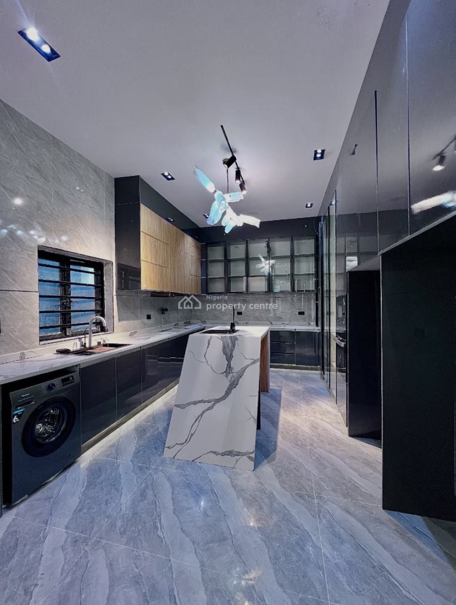 Contemporary 5 Bedroom Detached Duplex with Swimming Pool and Bq, Chevron, Lekki, Lagos, Detached Duplex for Sale