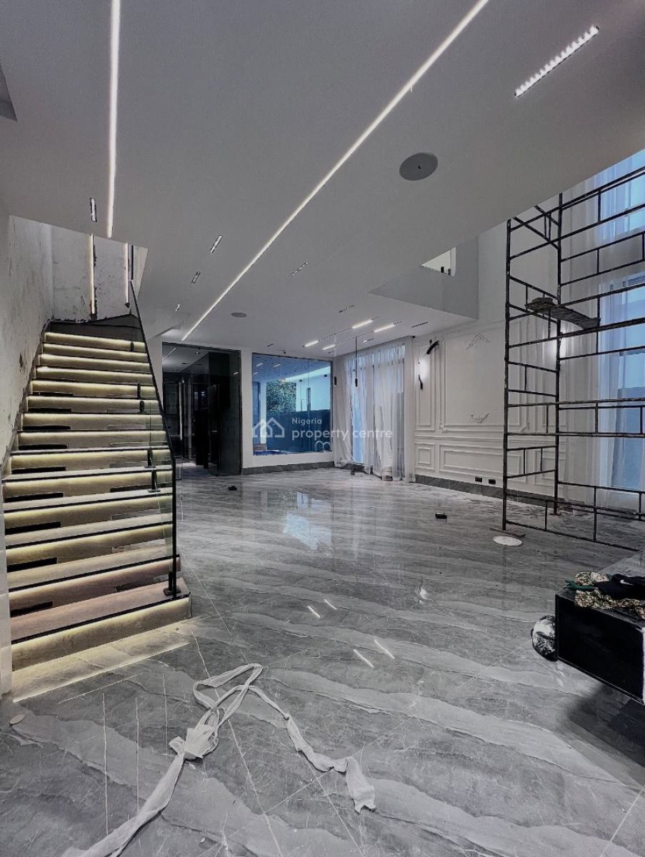 Contemporary 5 Bedroom Detached Duplex with Swimming Pool and Bq, Chevron, Lekki, Lagos, Detached Duplex for Sale