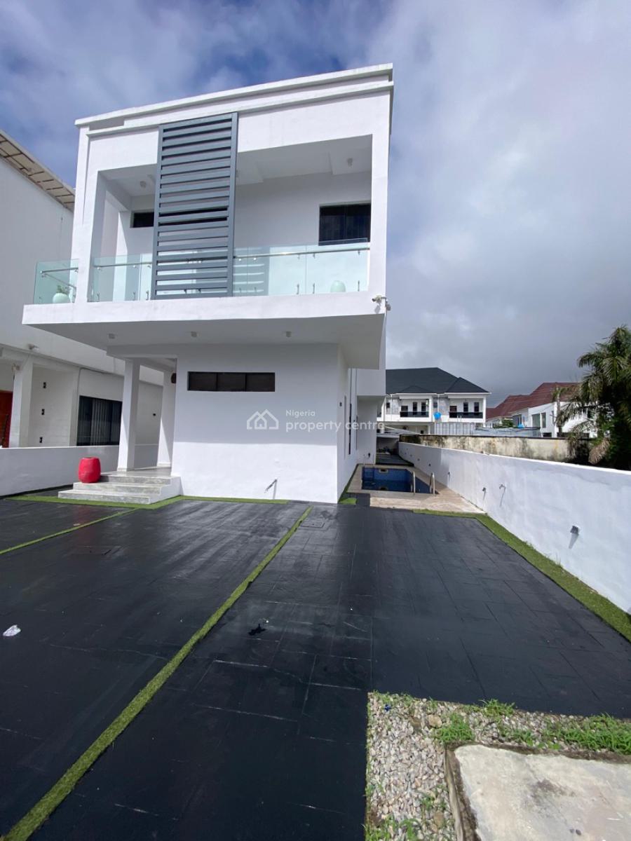 4 Bedroom Fully Detached Duplex with Pool & Bq, Lakeview Estate, Lekki, Lagos, Detached Duplex for Sale