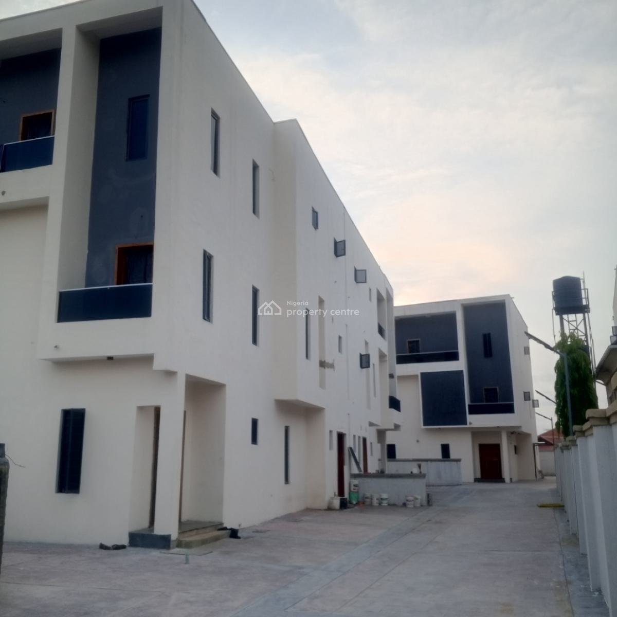 Facing The Road 4 Bedroom Semi Detached Duplex with a Bq, Igbo Efon, Lekki, Lagos, Semi-detached Duplex for Sale