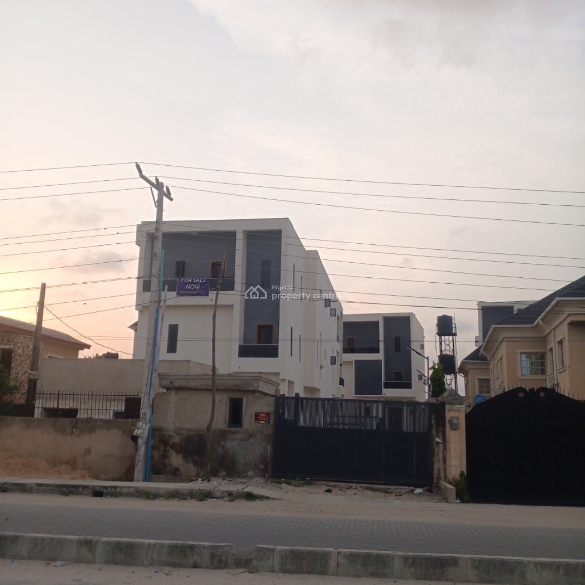 Facing The Road 4 Bedroom Semi Detached Duplex with a Bq, Igbo Efon, Lekki, Lagos, Semi-detached Duplex for Sale