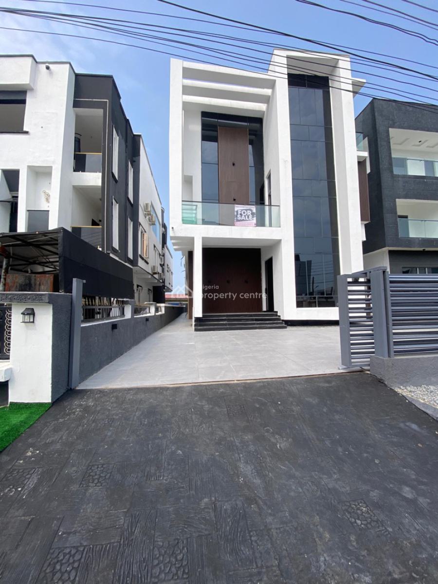 5 Bedroom Fully Detached Duplex with Bq, Pool, Penthouse, Lakeview Estate, Lekki, Lagos, Detached Duplex for Sale