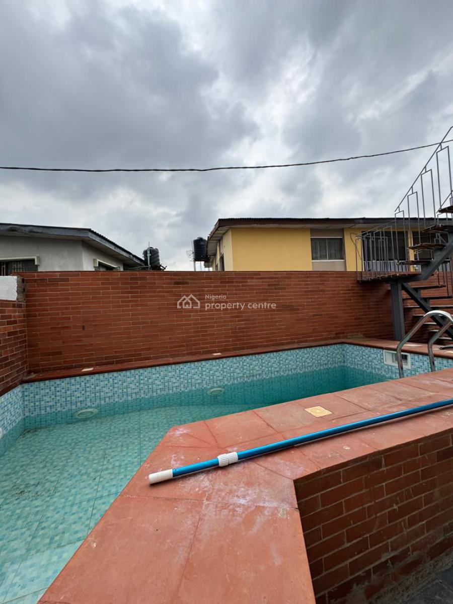 Sophisticated 5 Bedroom Fully Detached Duplex Plus Pool, Gym Room, Bq, Majestically Designed Home with Bq, Pool, Gym Room in a Secure Estate, Maryland, Lagos, Detached Duplex for Sale