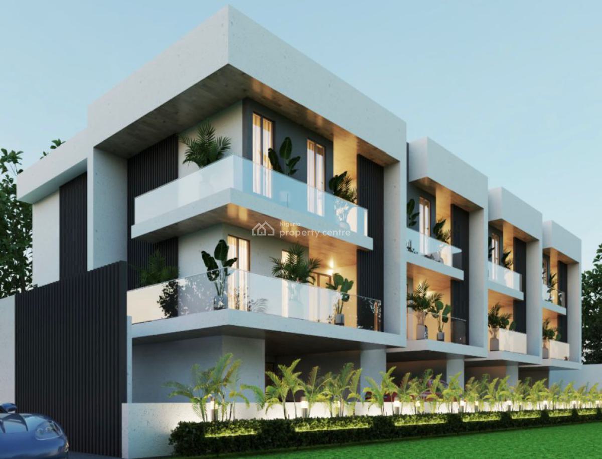 Lovely Built 4 Bedroom Terrace Duplex + Bq in a Serene Estate, Beautifully Designed Home with Bq, Garage in a Secured Estate, Gbagada, Lagos, Terraced Duplex for Sale