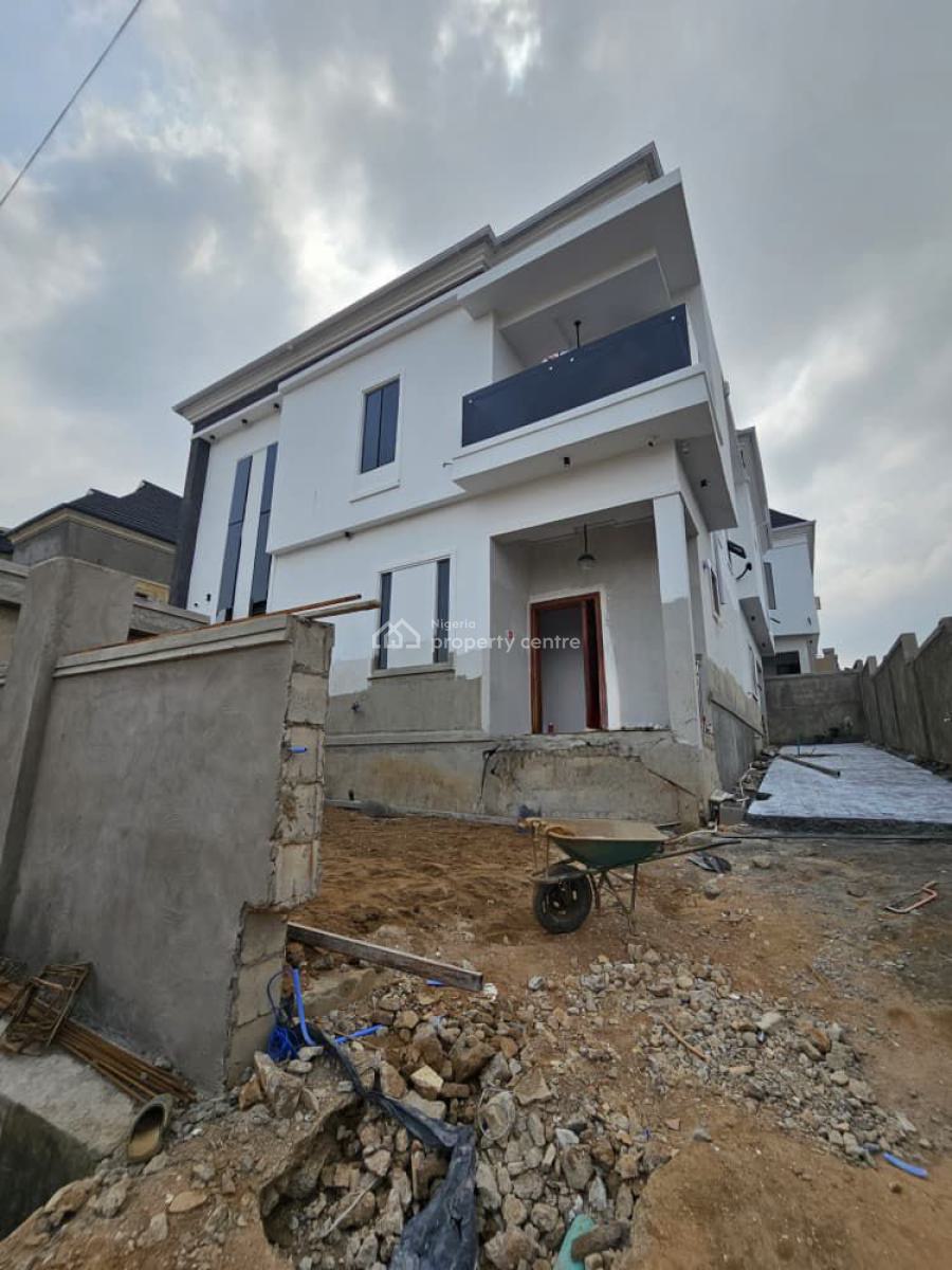 Elegant 6 Bedroom Detached Duplex with Security House and Laundry, Ojodu, Lagos, Detached Duplex for Sale
