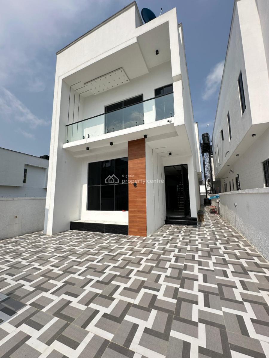 Well-built Luxury Spacious 4 Bedroom Fully Detached Duplex with Bq, Less Than 9 Minutes From Royal Garden Estate, Lekki, Ajah, Lagos, Detached Duplex for Sale