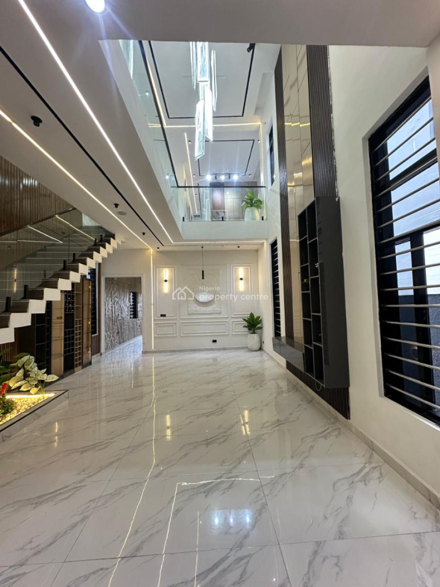 Luxury Exquisite Spacious 5 Bedroom Fully Detached Duplex with Bq, Less Than 8 Minutes From Abraham Adesanya, Lekki, Ajah, Lagos, Detached Duplex for Sale