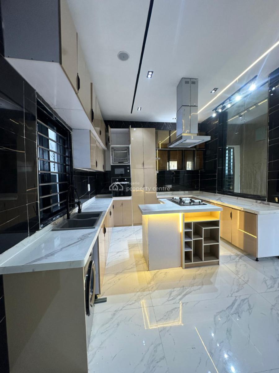 Luxury Exquisite Spacious 5 Bedroom Fully Detached Duplex with Bq, Less Than 8 Minutes From Abraham Adesanya, Lekki, Ajah, Lagos, Detached Duplex for Sale