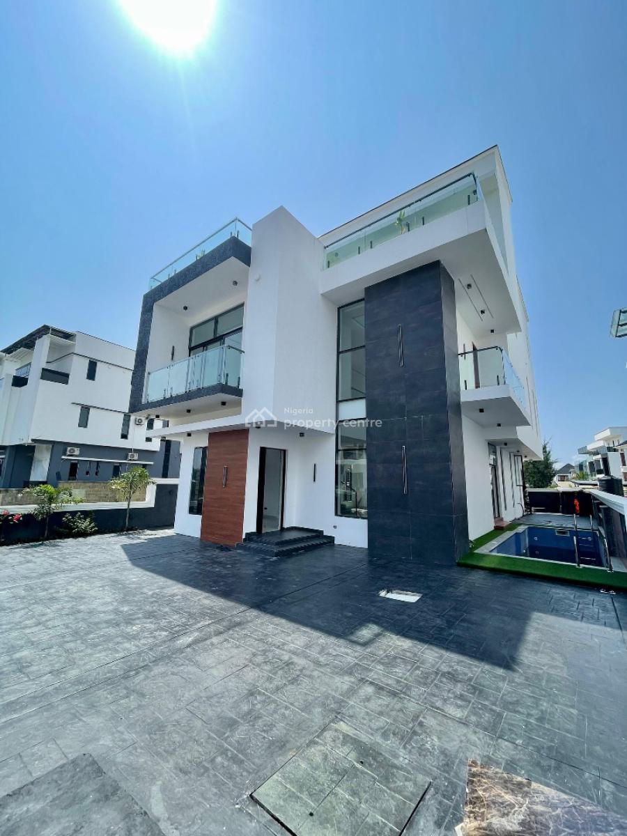 Standard 5 Bed Detached Duplex with Cinema, Swimming Pool and Bq for S, Lekky County Homes, Ikota, Lekki, Lagos, Detached Duplex for Sale