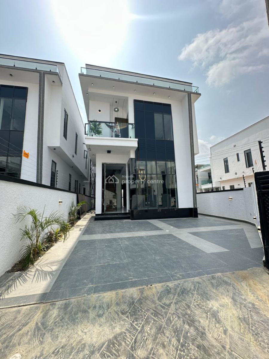 Exquisite Luxury Spacious 4 Bedroom Fully Detached Duplex with Bq, Less Than 10 Minutes From Royal Garden Estate, Ajah, Lagos, Detached Duplex for Sale