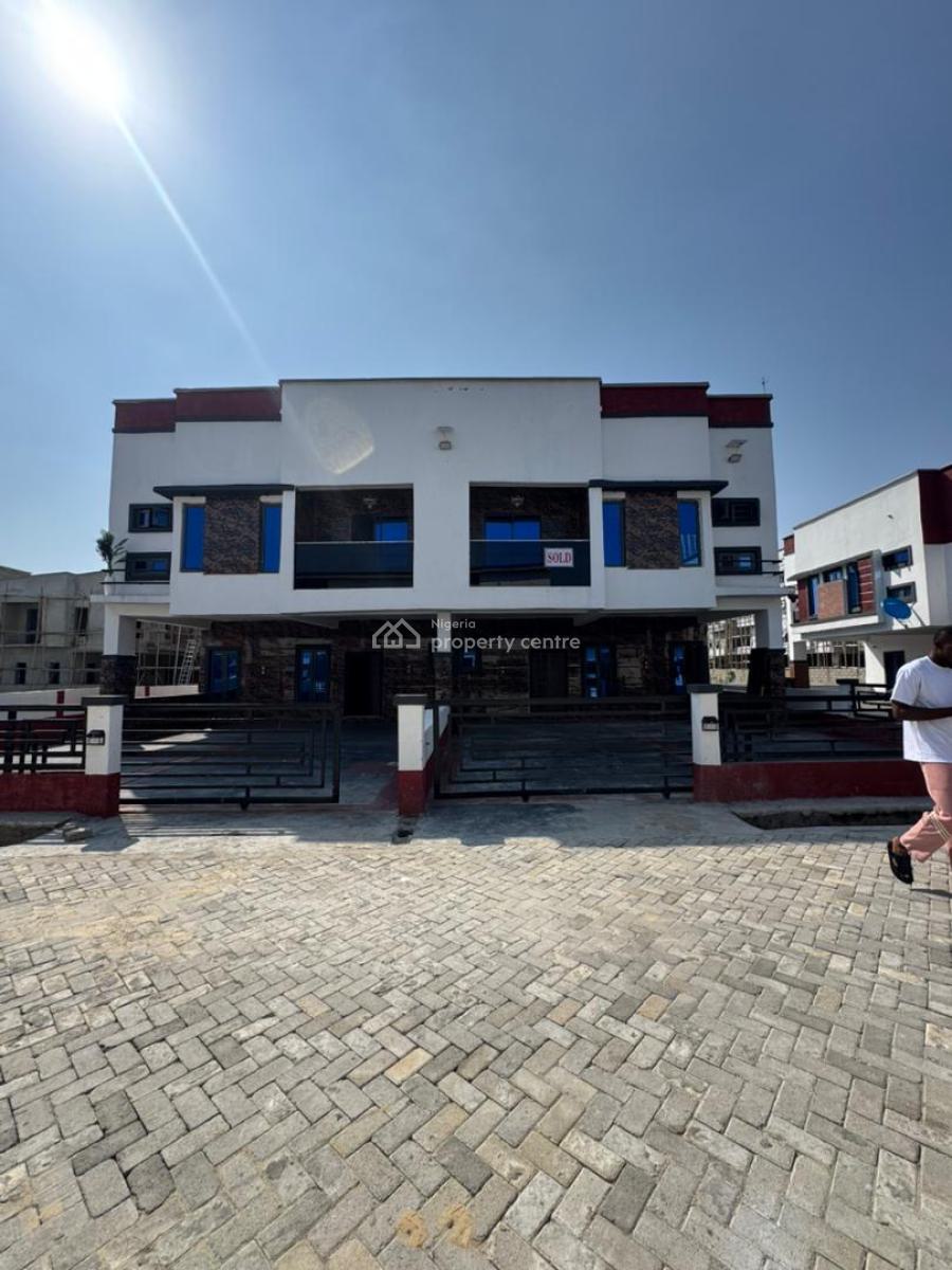 Very Spacious , Newly Built 4 Bedroom Semi Detached Duplex with Bq   P, Orchid, Lekki, Lagos, Semi-detached Duplex for Sale