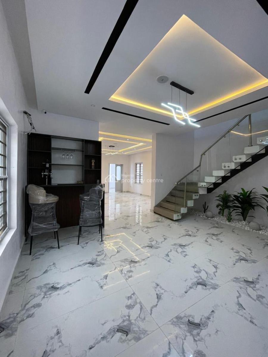 5bedroom Fully Detached Duplex with a Bq  520m, Chevron, Lekki, Lagos, Semi-detached Duplex for Sale