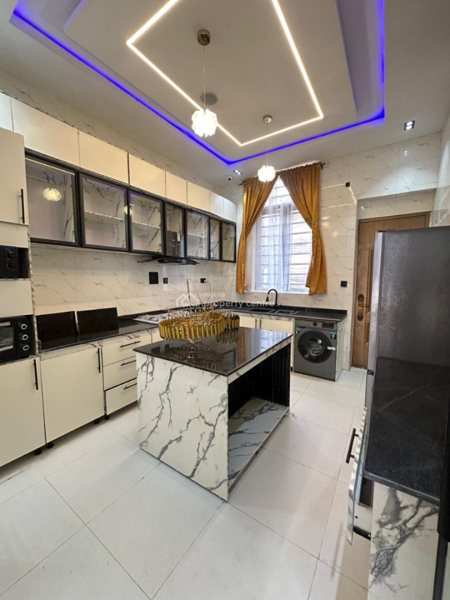 Fully Furnished Luxury Spacious 4 Bedroom Semi-detached Duplex with Bq, in a Secured Estate, Less Than 8 Minutes From Thomas Estate, Lekki, Ajah, Lagos, Semi-detached Duplex for Sale