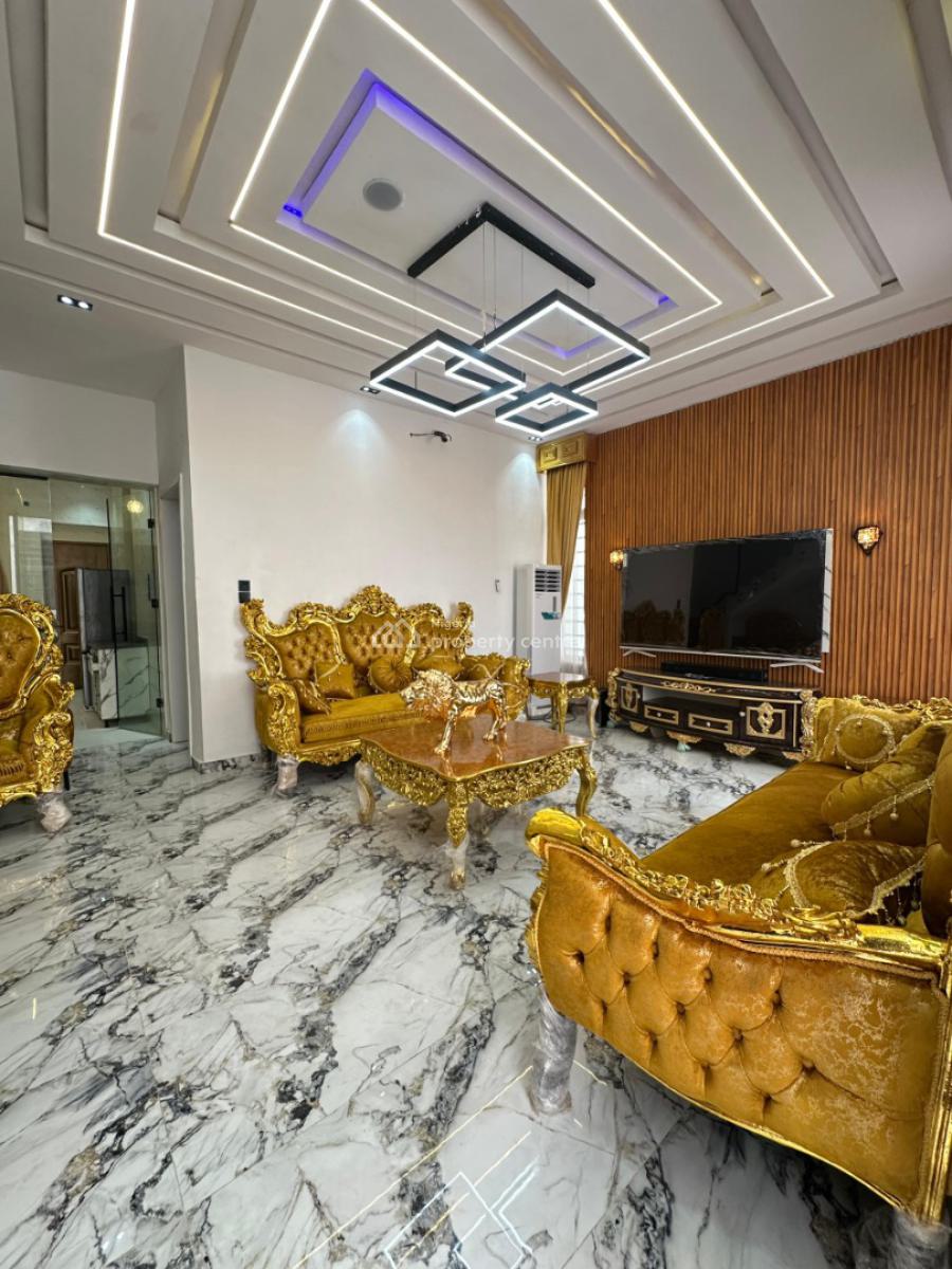 Fully Furnished Luxury Spacious 4 Bedroom Semi-detached Duplex with Bq, in a Secured Estate, Less Than 8 Minutes From Thomas Estate, Lekki, Ajah, Lagos, Semi-detached Duplex for Sale