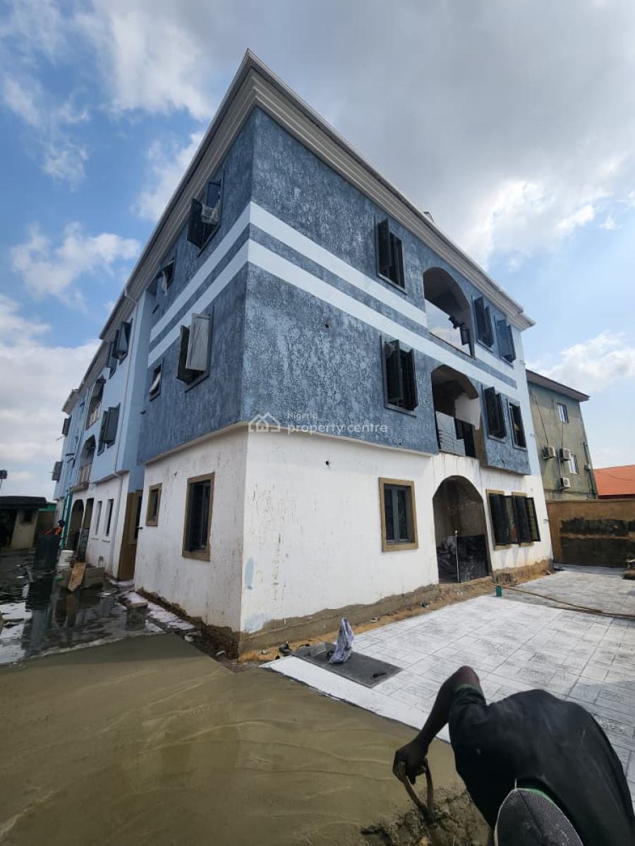 Massive, Newly Built & Well Finished 3bedroom Flat- Spacious Balconies, Surulere, Lagos, Flat / Apartment for Rent