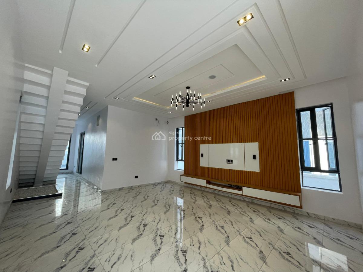 Magnificently Built Luxury 5 Bedroom Fully Detached Duplex, Bq, Pool, Lekki Palm City, Ajah, Lagos, Detached Duplex for Sale